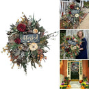 Fall Door WreathThanksgiving Day Christmas Harvest Front-Door Wreath gifts
