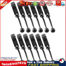 Windproof Outdoor Camping Tent Awning Fixing Clamp + Elastic Rope (12pcs) Newly