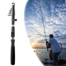 #A Fiberglass Fishing Pole Tackle Sea Pole Baitcasting Rod for Ocean Lake Reserv