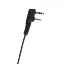 2-Pin Interphone Earphones Headphones PTT MIC Headphones Earphones Single Ear BAOF
