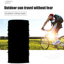 Cycling Camping Neck Tube Scarf Outdoor Gaiter Bandana Headband (Black) Newly