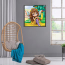 DIY Full Round Drill Diamond Painting butterfly fairy Mosaic Rhinestone Art