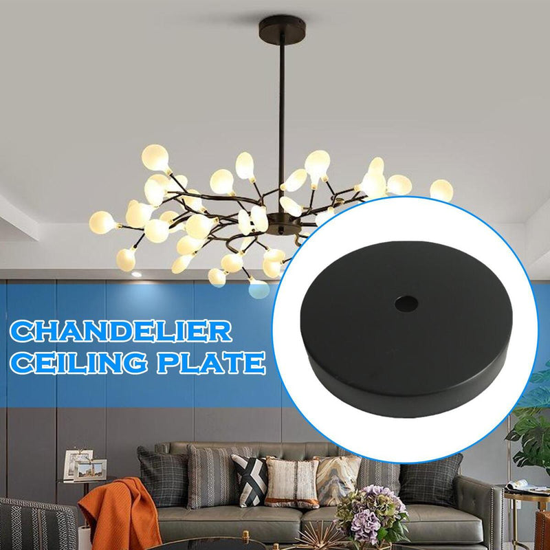 Ceiling Chassis 120mm Choose Pendant Cable Grip Flex Clamp Plate Light Fitting`