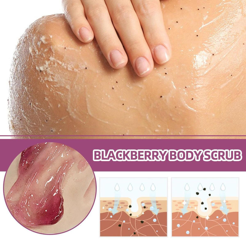Blackberries Body Scrub Skin Care Oil Control Exfoliating Nourishes Whitening`