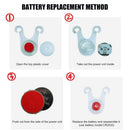20pcs Waterproof LED Outdoor Tent Rope Warning Hanging Lights Random Color