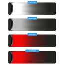 COB LED Flashlight Rechargeable Reflective Headlamp for Hiking Fishing (Bla