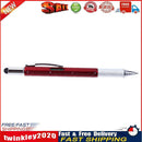Ballpoint Pen Screwdriver Ruler Spirit Level Multifunction Pen(Red) Newly
