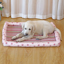 Dog Mat Cooling Summer Waterproof Blanket Nest Kennel Bed (Honey Peach S) Newly