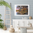 5D Diamond Painting Lake Landscape Full Round Drill DIY Home Decorative Drawi