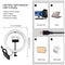 Dimmable Vlogging 10.2 inch 26cm RGBWW Selfie Lamp Ring Video Light Kit