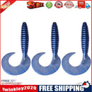3pcs 8.5 cm U-Shaped Artificial Soft Lure Wobbler Bait Fishing Tackle(SC004