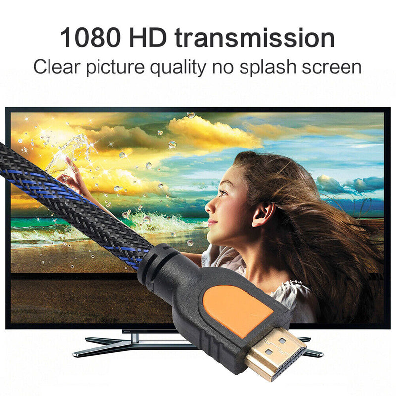 HDMI 1.4 Cable FHD 1080P HDMI Male to HDMI Male Video Cable for HDTV Projector