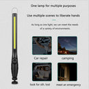 LED Work Light USB Rechargeable Outdoor Handheld Flashlight Stepless Dimming COB