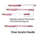 Nail Art Brush For Acrylic Powder Manicure Powder  Bursh Acrylic Nail Brush