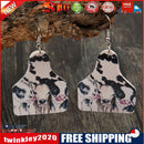 Cow PU Leather Earrings for Women 2021 Wild West Texas Dangle Drop Earrings
