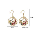 Variety Colorful Jewelry Women Chinese Style Cartoon Hollow Out Earrings