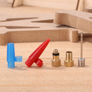 6x MTB Tyre Pump Adapter Ball Inflating Needle Bicycle Valve Connector Pants Set