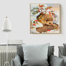 5D DIY Full Drill Diamond Painting Snow Hedgehog Cross Stitch Embroidery Mo