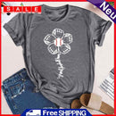 Baseball Print Sunflower Tea T-Shirt (Dark Grey XXXL)