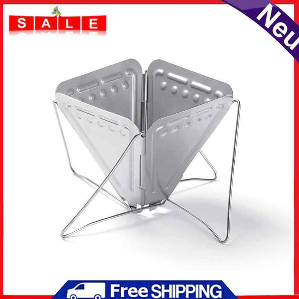 Folding Coffee Filter-Stainless Steel Coffee Powder Stand for Picnic Hiking