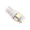 2PCS T10 5050 5SMD LED White Light Car Side Wedge Tail Light Lamp Bright
