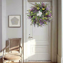 Purple Lilac Artificial Flower Easter Wreath Gisela Cottage Graham Country L2I1