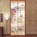 Magnetic Curtains Door Screen Anti-insect Curtain Mosquito Net Tulle(Coffee