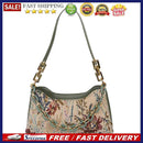 Fashion Women Oil Painting Print Underarm Bag Casual Ladies Small Shoulder Bags