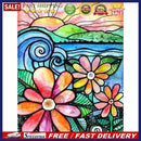 5D Diamond Painting Colorful Flowers Full Round Rhinestone DIY Home Decoratio