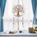 DIY Crystal Prism Teardrop Pendant Diamond Painting Kit Wind Chime (PFL12) Newly