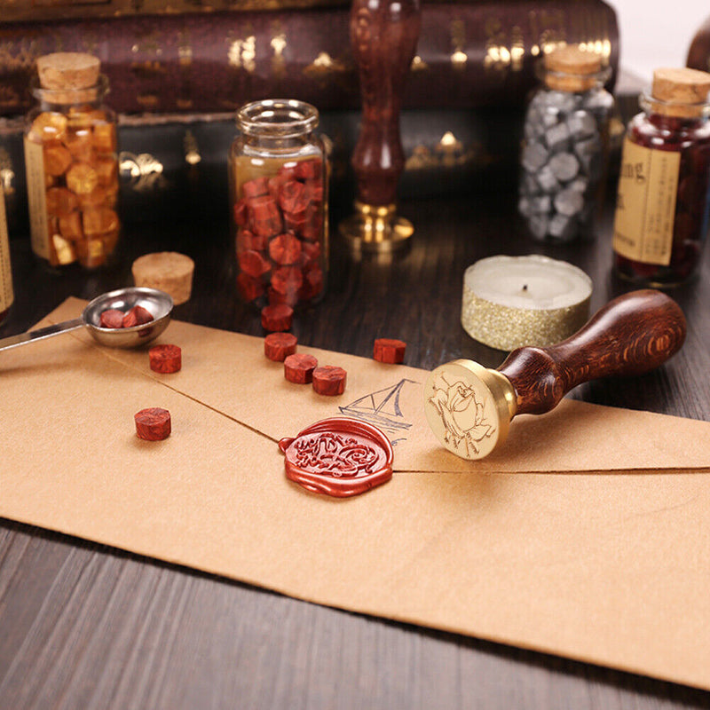 600-700pcs Fire Painting Sealing Wax Pills Wax Seal Beads for Stamp Envelope