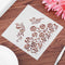 Plastic Cake Flower Spray Stencils DIY Mold Mould Fondant Template(PH-22)