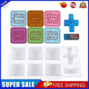 DIY Crystal Epoxy English Greetings Word Silicone Stamp Mold Manual Crafts Gifts