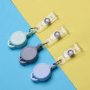 Clip Office Supplies ID Name Card Badge Holder Lanyards Retractable Key Ring