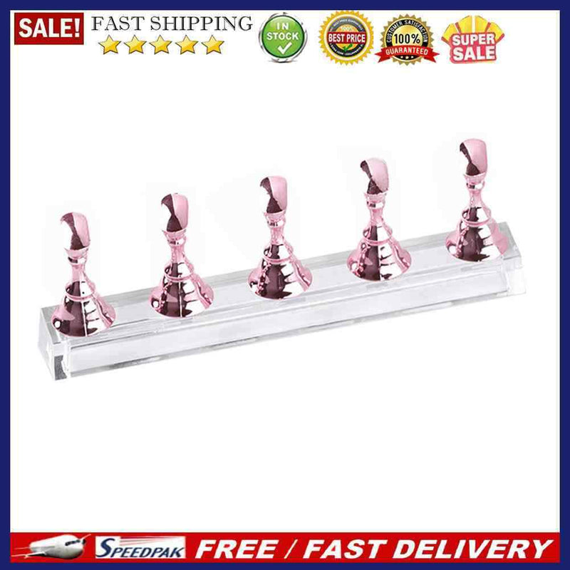 Acrylic Chess Board Magnetic Tips Nail Art Practice Display Stand Manicure