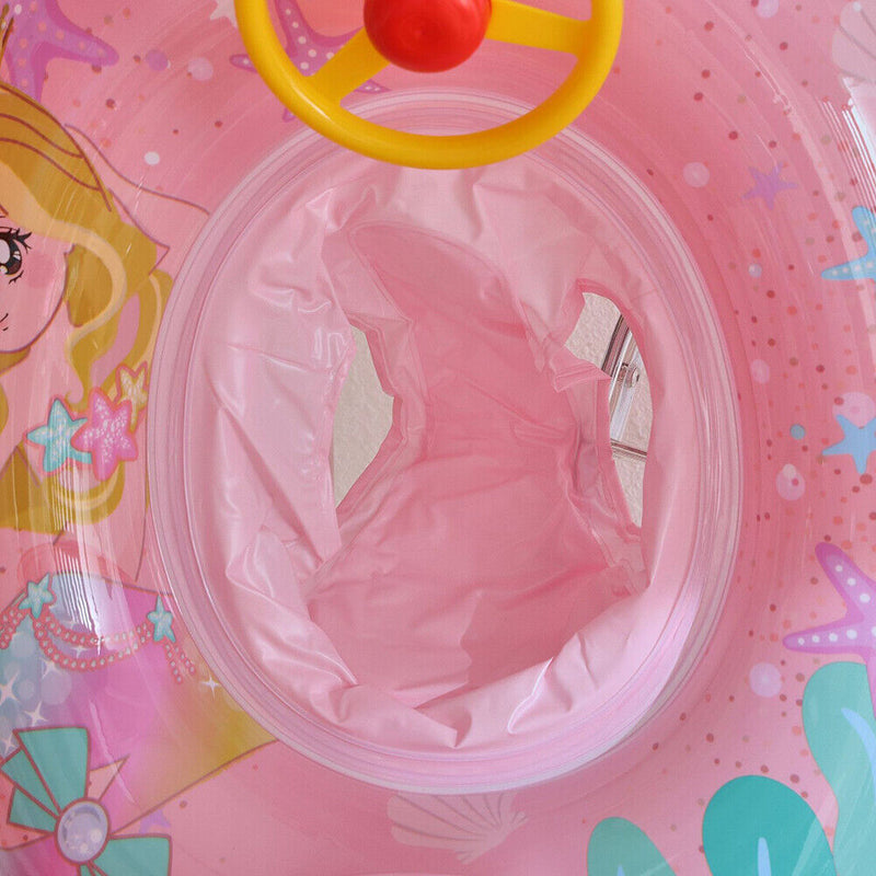 #A Thickened Baby Swimming Rings Seat Inflatable Kid Float Circle for 0-3Y Chi