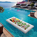 Buffet Food Fruit Containers Inflatable Ice Bucket Floating Tray Drink Float