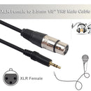 YouN XLR 3-Pin Female to 3.5mm TRS Male Audio Cable for Cell Phone