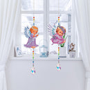 2pcs Crystal Light Catcher Diamond Painting Angel Hanging Decor (GSKY2013)
