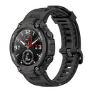 Replacement Silicone Band with Tools for Amazfit T-Rex Smartwatch (Black) Newly