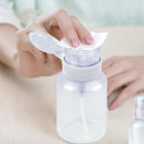 Nail Polish Storage Dispenser Pump liquid container Push Down Empty Bottle