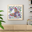 5D DIY Diamond Painted Special Shaped Diamond Butterfly yk122