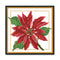 Artwork DIY Needlework 14CT Stamped Kit Cross Stitch (H434 December Flower)