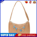 Retro Butterfly Chain PU Leather Shoulder Underarm Bag Women Casual Small P