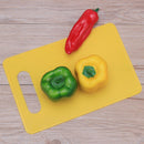 Plastic Non Slip Anti Bacterium Cutting Board Food Chopping Block(Yellow)