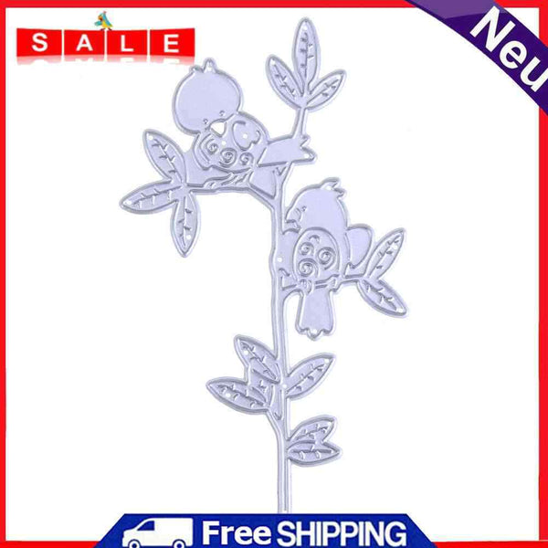 Birds in Branch Metal Cutting Die Stencil for DIY Scrapbook Embossing Craft-1906