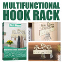 Wall Mounted Wood Key Holder 5 Hooks Organizer Entrance Door Hanging Rack Newly