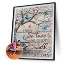 5D Diamond Painting Butterfly Letter Full Round Mosaic Canvas DIY Home Pict