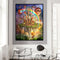 DIY Sky City and Rainbow Printed Cross Stitch Full Cotton Handmade Embroidery