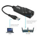 USB 3.0 to 10/100/1000 Mbps Gigabit RJ45 Ethernet LAN Adapter For P M9Y3 T0A8